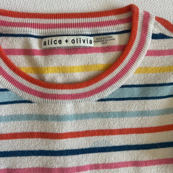 Alice + Olivia striped top - Size XS - Picture 3 of 5